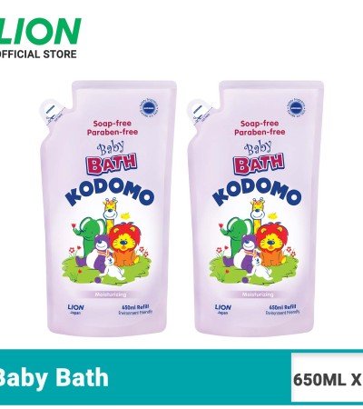 Kodomo Baby Bath Moisturizing Refill 650ml x 2