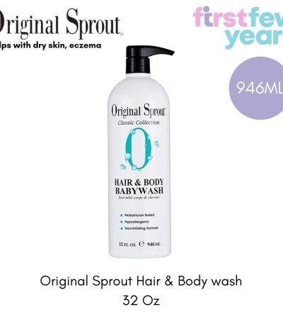 Original Sprout Hair & Body Wash 33oz (946ml) [EXP 05/2024]